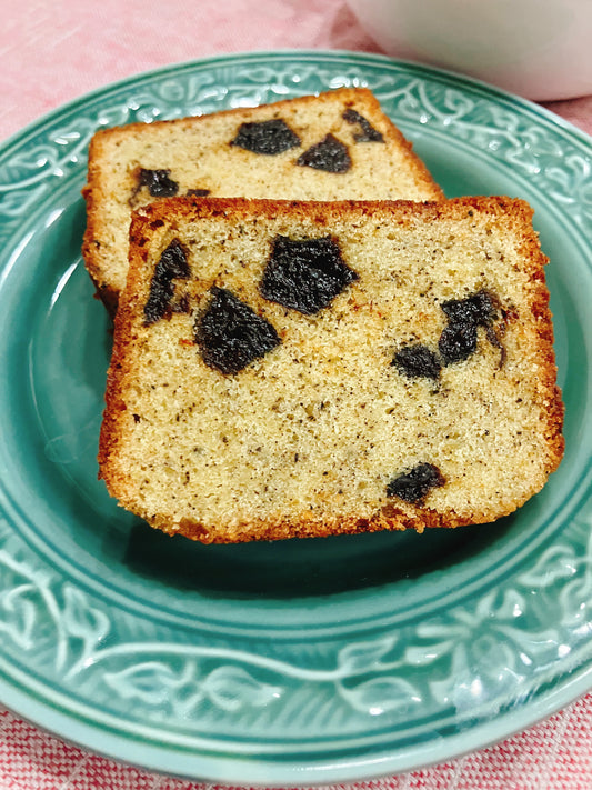 紅茶とプラムのパウンドケーキ Earlgrey Tea Pound Cake