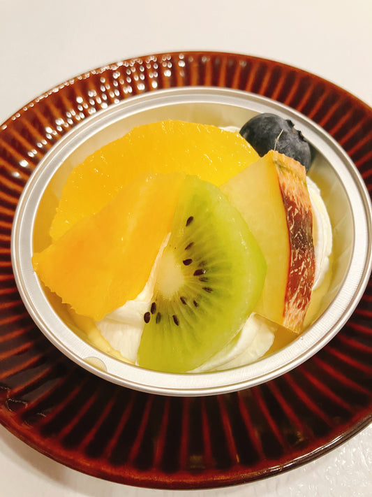 フルーツカスタードプリン Fruits Custard Pudding